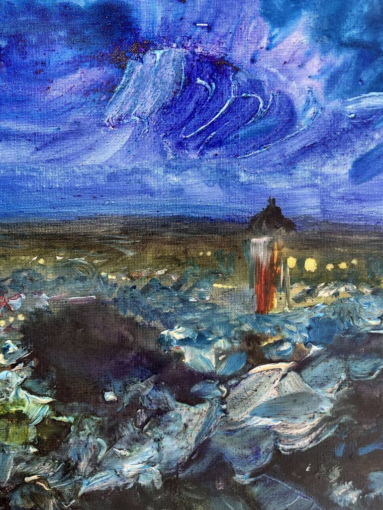 Original Abstract Landscape Painting by Evie Kitt