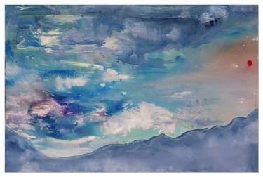 Print of Abstract Expressionism Landscape Paintings by Evie Kitt