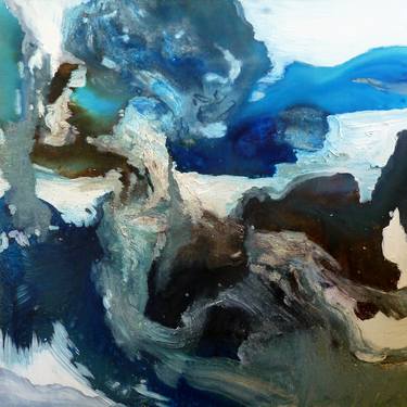 Print of Abstract Seascape Paintings by Evie Kitt