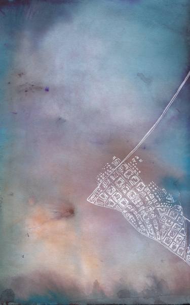 Original Abstract Aerial Paintings by Evie Kitt