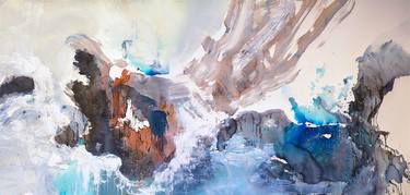 Original Abstract Landscape Paintings by Evie Kitt