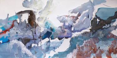 Original Abstract Landscape Paintings by Evie Kitt