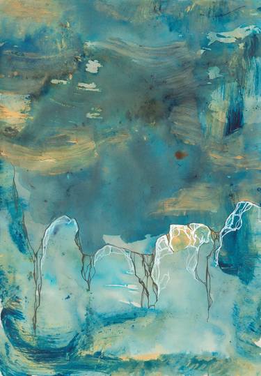 Print of Abstract Landscape Paintings by Evie Kitt