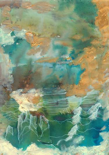 Print of Fine Art Abstract Paintings by Evie Kitt