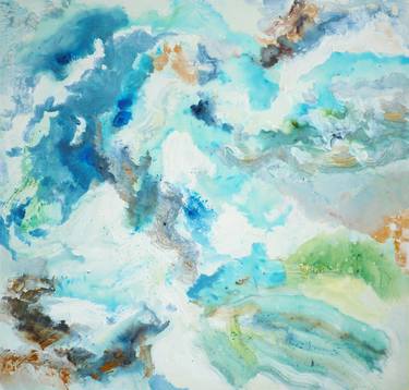 Original Abstract Landscape Paintings by Evie Kitt