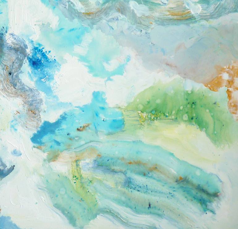 Original Abstract Landscape Painting by Evie Kitt