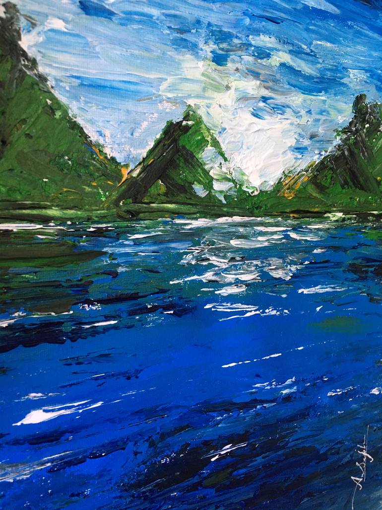 Original Abstract Painting by Ansu John