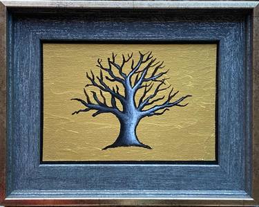 Original Minimalism Tree Paintings by Agnes Bosze