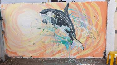 Original Street Art Animal Paintings by Valeriy Martynov