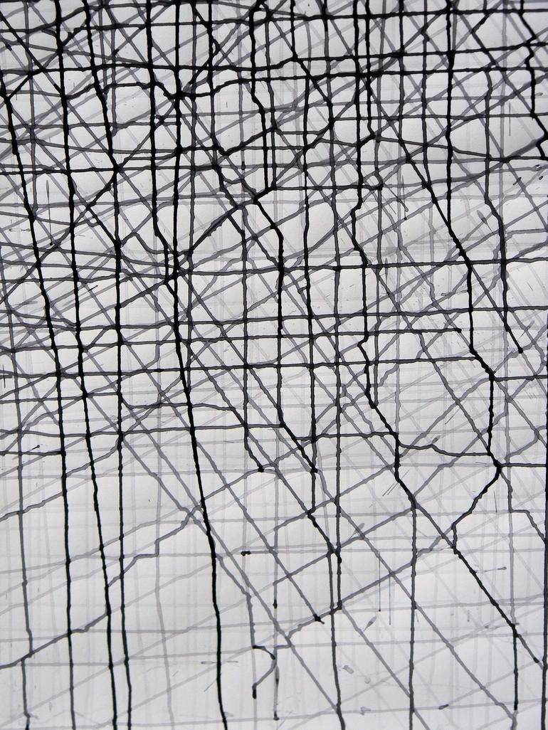 Original Abstract Drawing by Nigel Bird