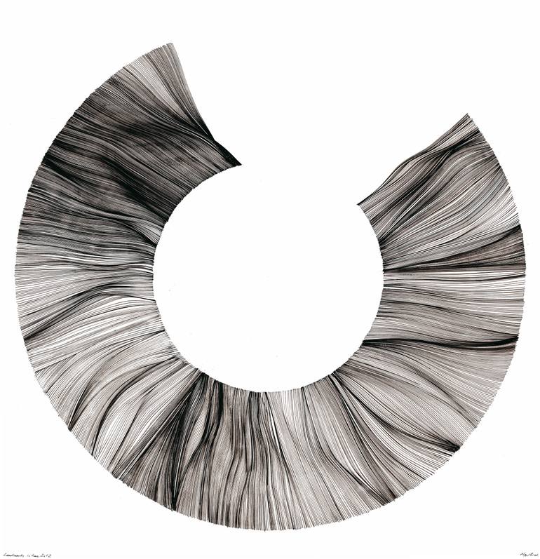 Original Abstract Drawing by Nigel Bird