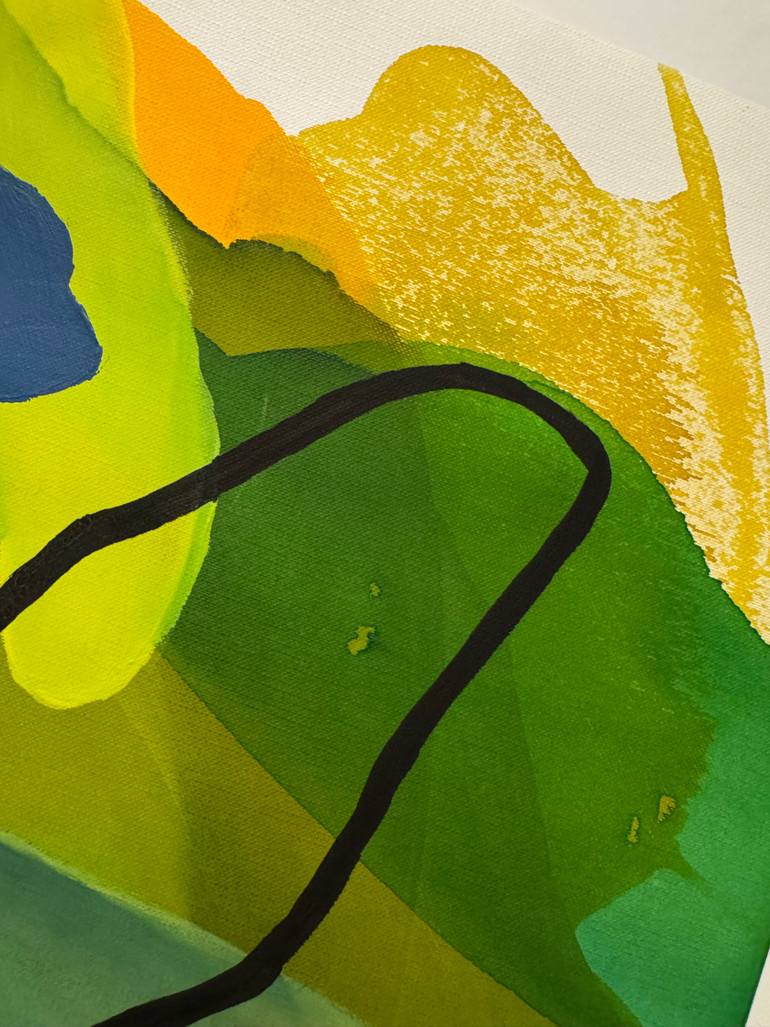 Original Abstract Expressionism Abstract Painting by Emy-Rose Oz