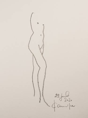 Original Nude Drawings by Elle Kannike