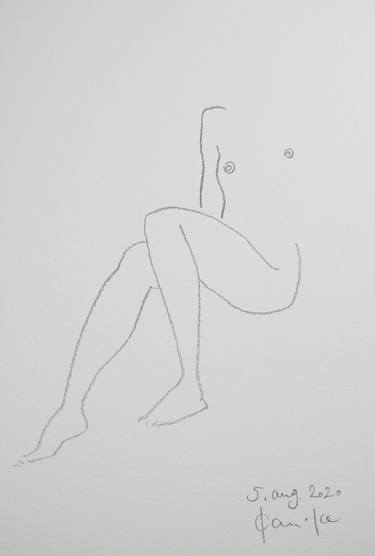 Original Nude Drawings by Elle Kannike
