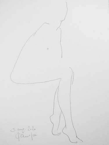 Original Nude Drawings by Elle Kannike