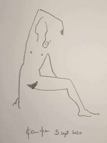 Kneeling nude thumb