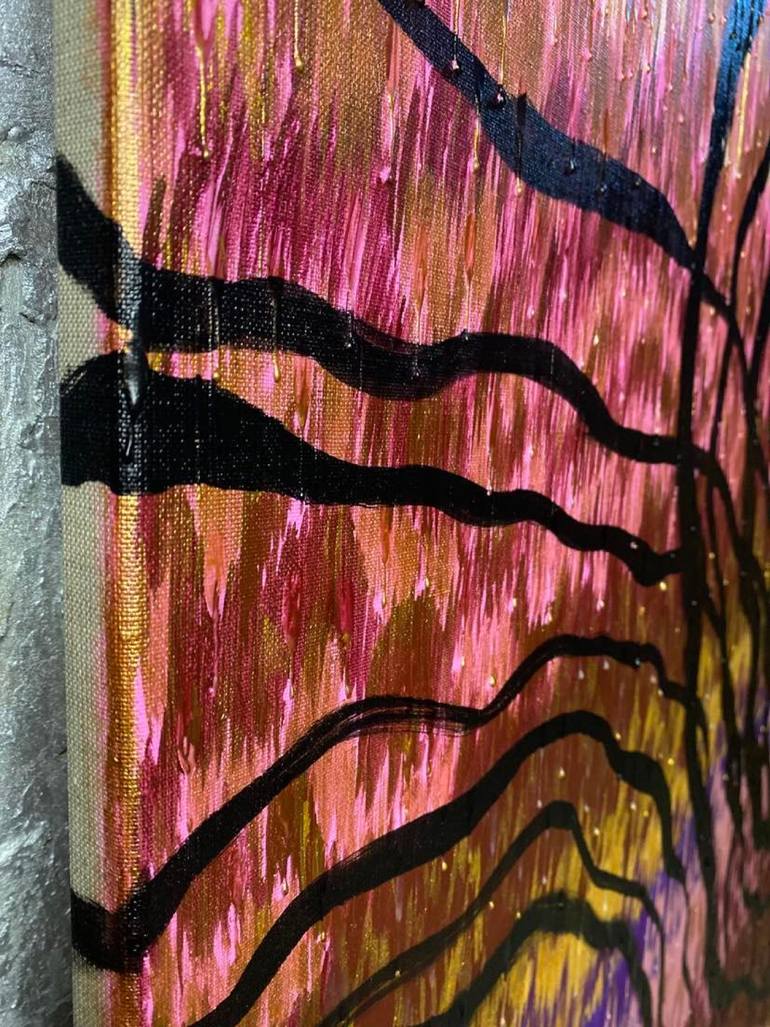 Original Abstract Expressionism Abstract Painting by Almisfita Art