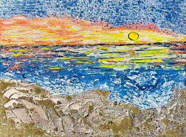 Print of Abstract Beach Mixed Media by AlmisfiTa Art