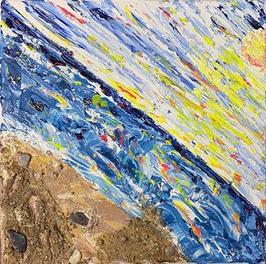 Print of Abstract Expressionism Seascape Paintings by AlmisfiTa Art