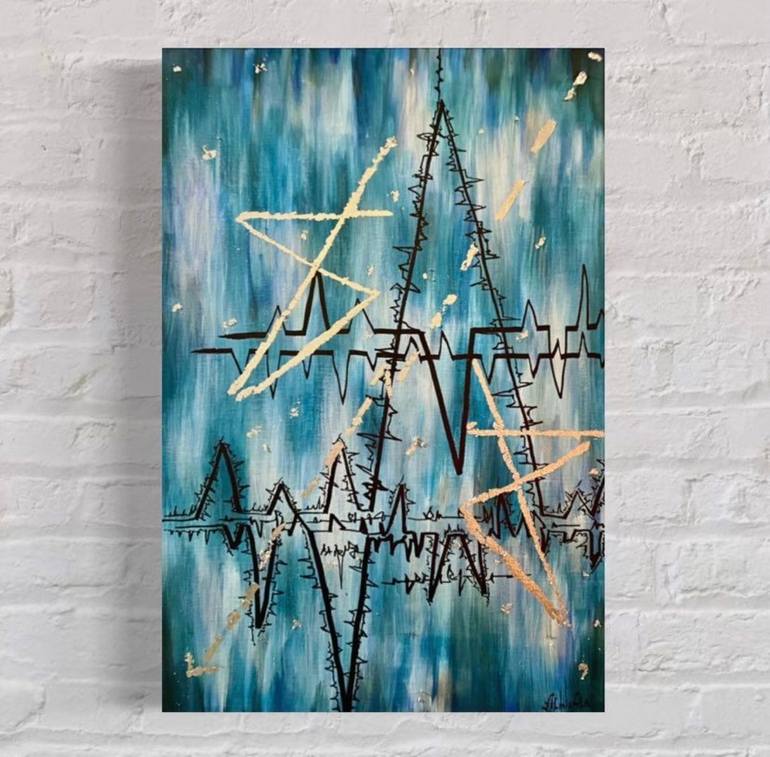 Original Abstract Expressionism Abstract Painting by AlmisfiTa Art