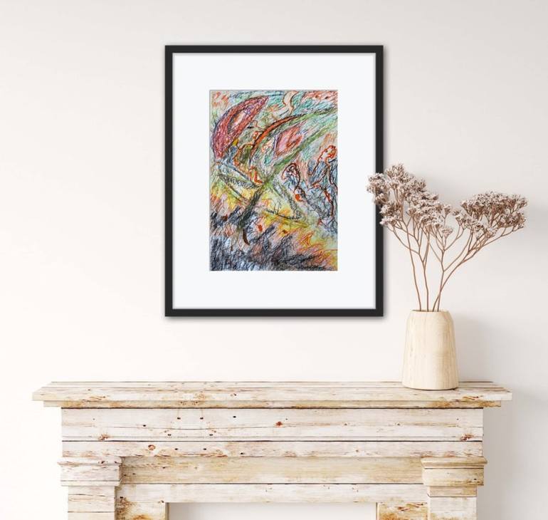 Original Abstract Drawing by AlmisfiTa Art