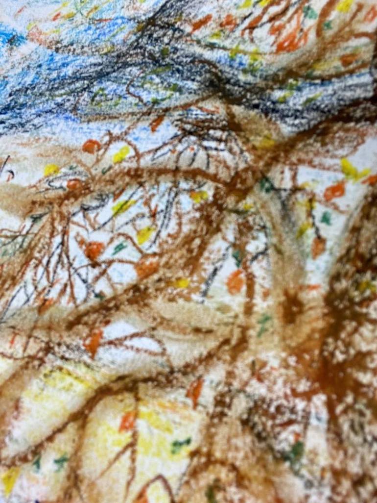 Original Abstract Landscape Drawing by AlmisfiTa Art