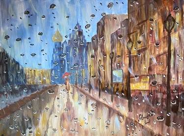 Saint Petersburg in the rain thumb