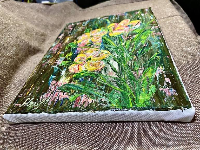 Original Abstract Expressionism Floral Painting by AlmisfiTa Art