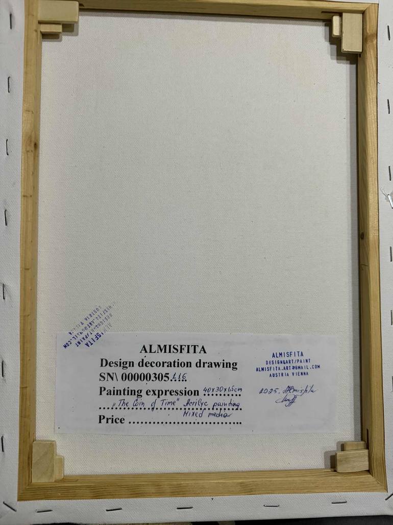 Original Abstract Expressionism Time Mixed Media by Almisfita Art