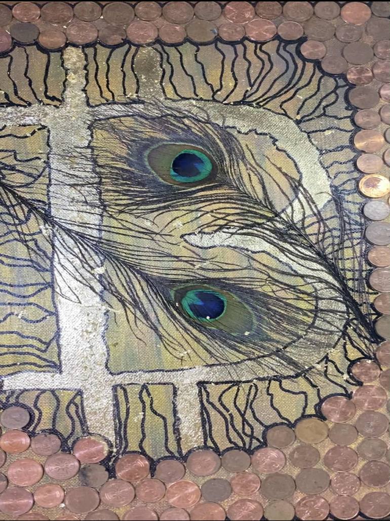 Original Abstract Expressionism Time Mixed Media by Almisfita Art