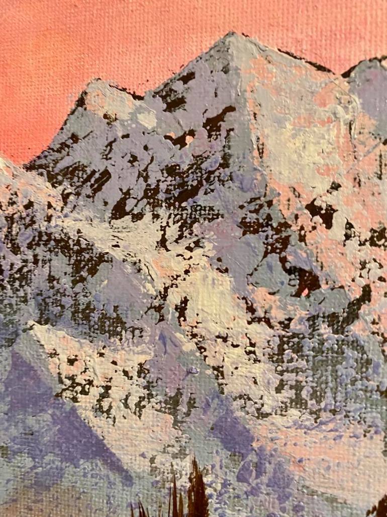 Original Impressionism Landscape Painting by Almisfita Art