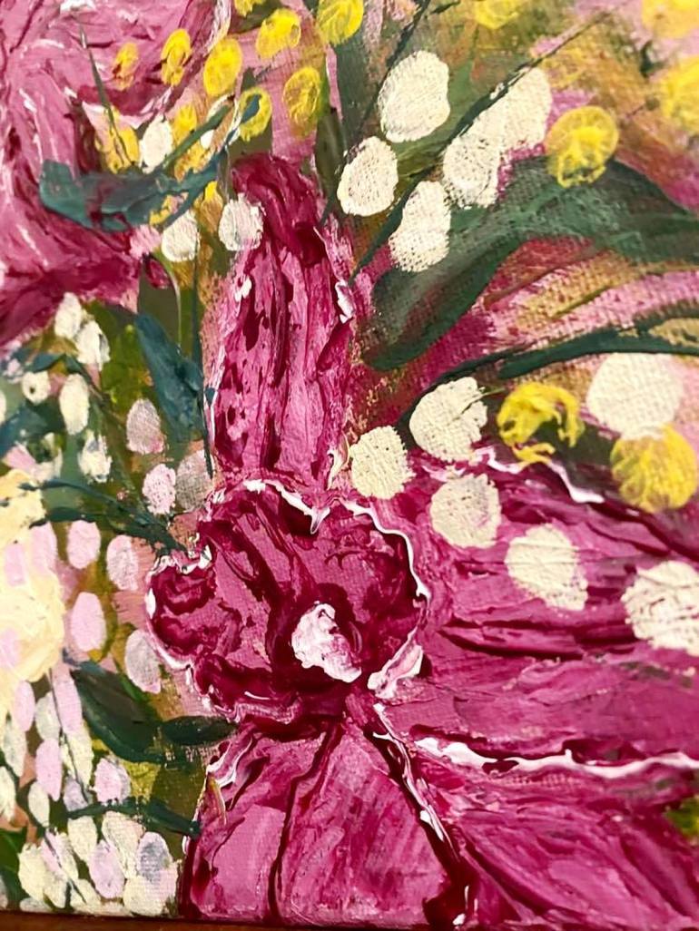 Original Floral Painting by AlmisfiTa Art