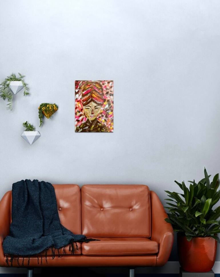 Original Abstract Fantasy Painting by Almisfita Art