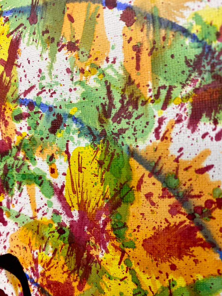 Original Abstract Expressionism Women Painting by Almisfita Art