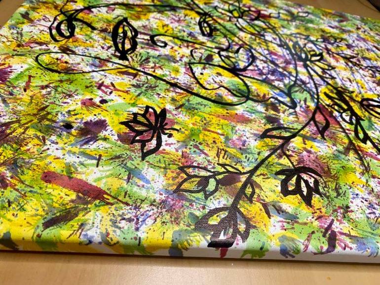 Original Abstract Expressionism Abstract Painting by Almisfita Art