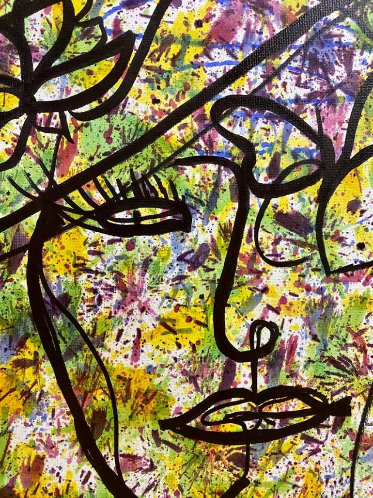 Original Abstract Expressionism Abstract Painting by Almisfita Art