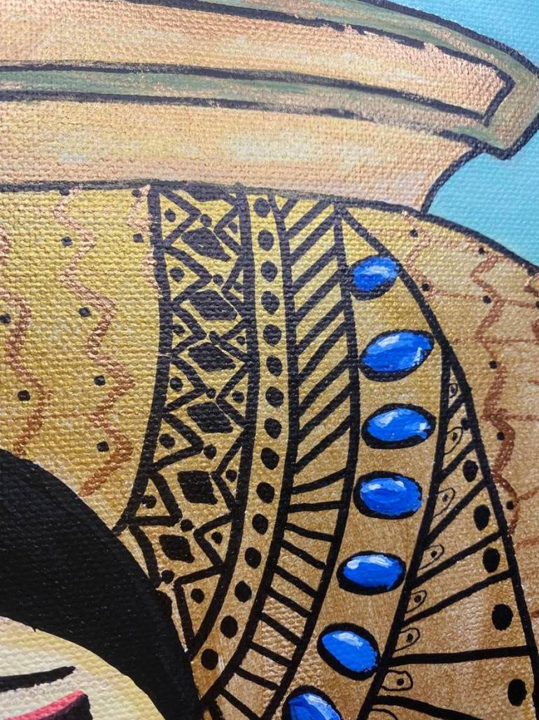 Original Fine Art World Culture Painting by Almisfita Art