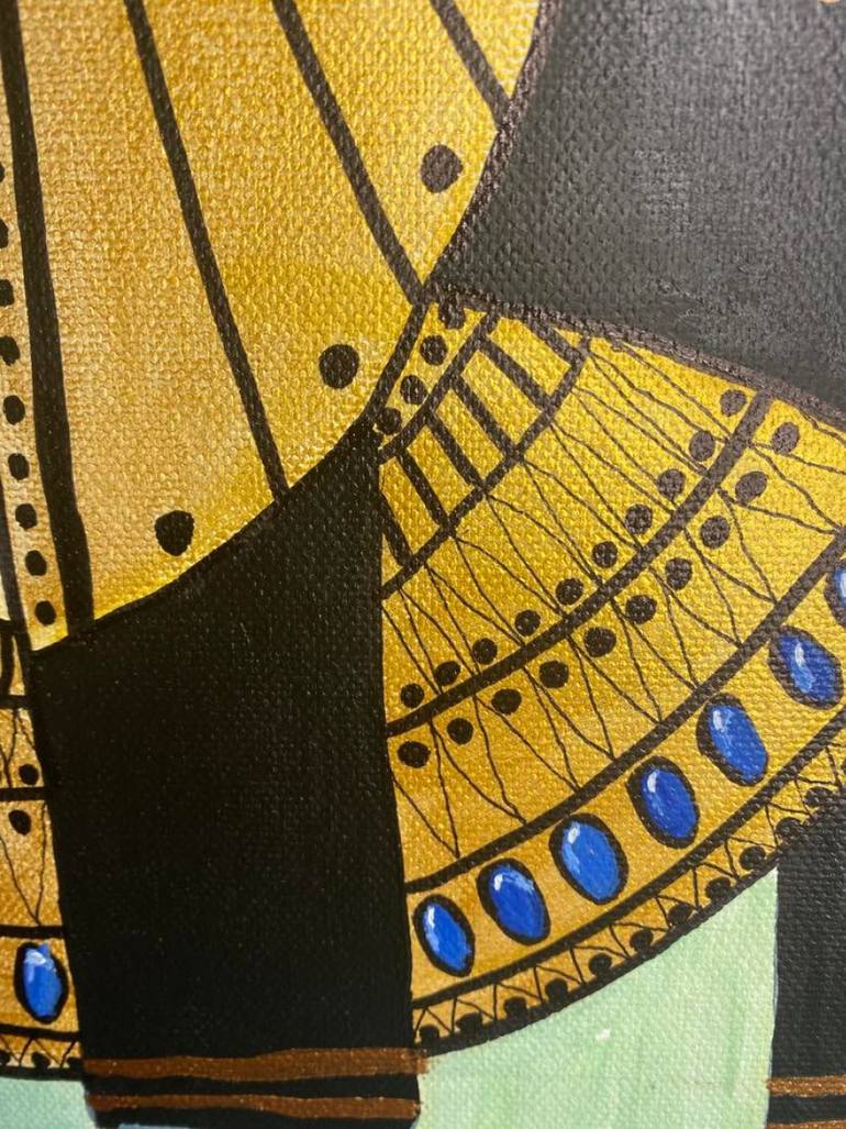 Original Fine Art World Culture Painting by Almisfita Art