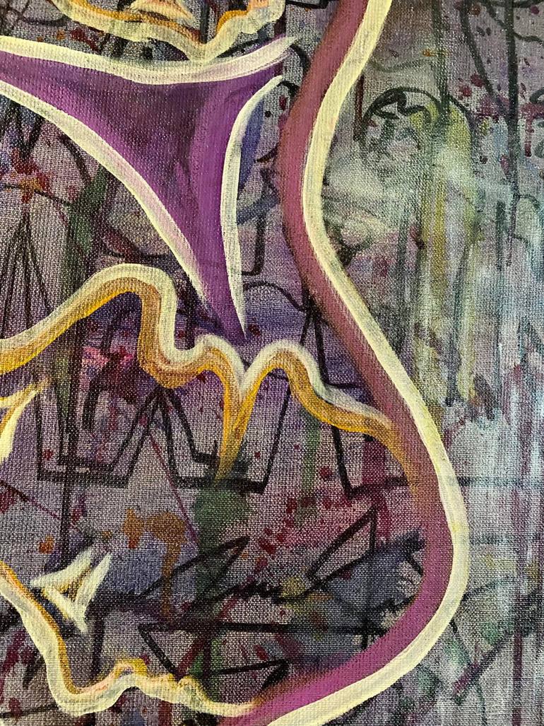Original Abstract Expressionism Abstract Painting by Almisfita Art