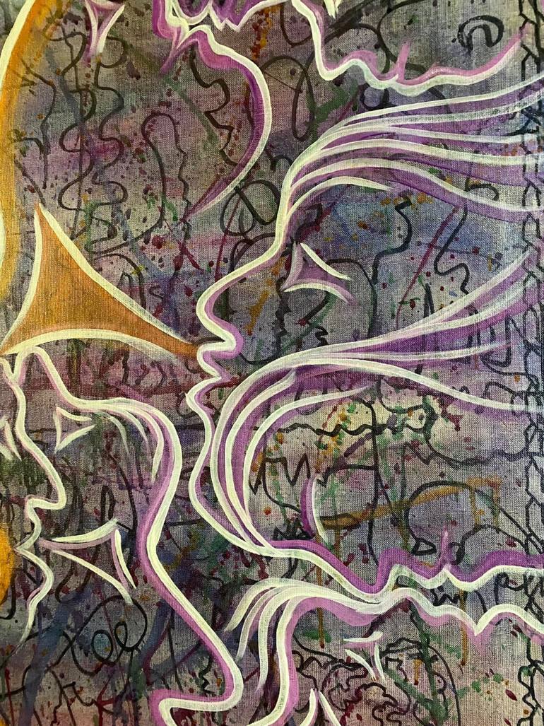Original Abstract Expressionism Abstract Painting by Almisfita Art
