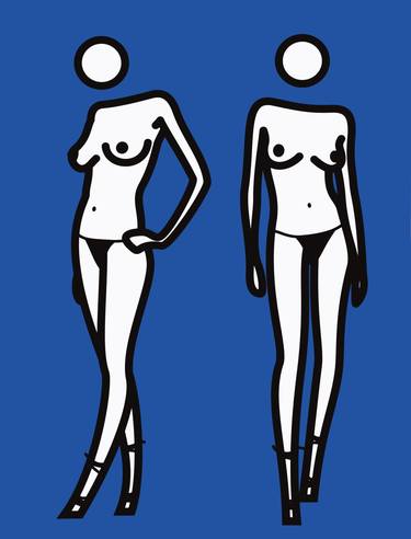 Original Nude Mixed Media by Galerie Laurent Strouk