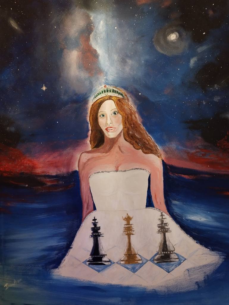 Original Fine Art Fantasy Painting by Inma Arwen