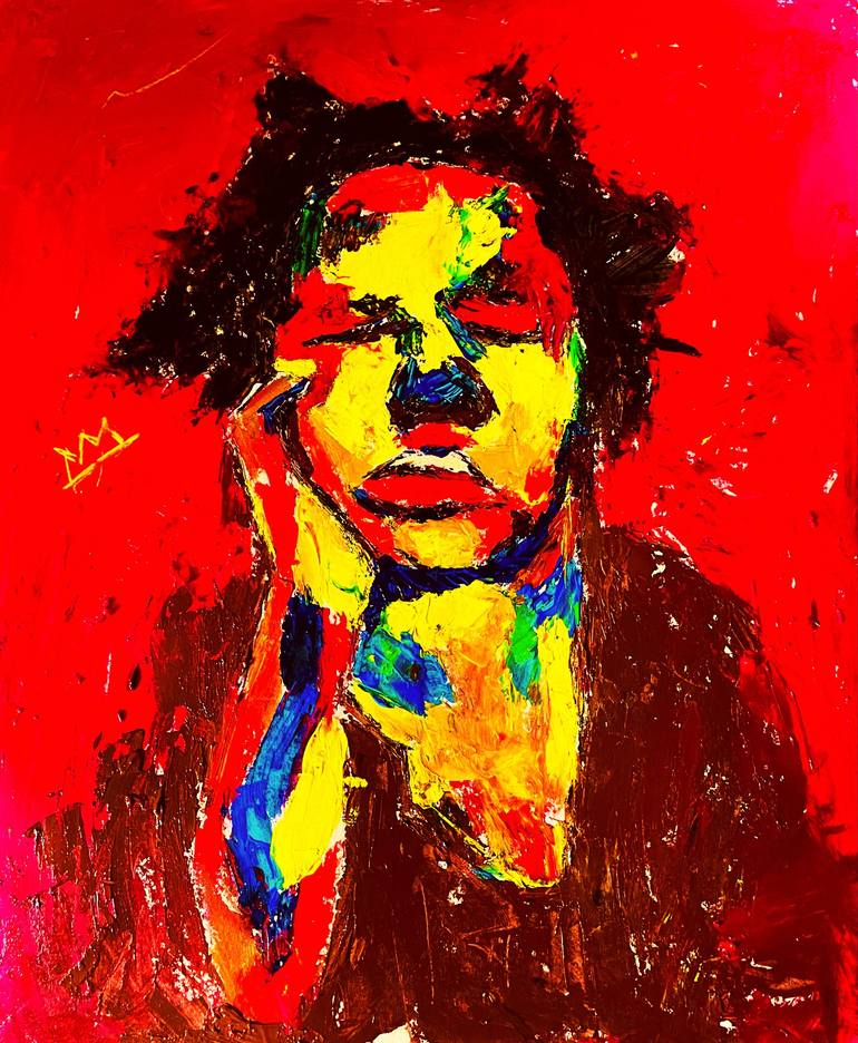 Original Abstract Expressionism Abstract Paintings by Oryiman Agbaka