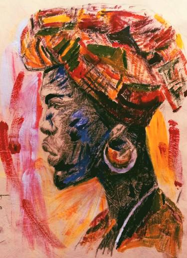 Original Abstract Expressionism Abstract Paintings by Oryiman Agbaka