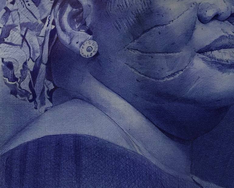 Original Figurative Portrait Drawing by Oryiman Agbaka