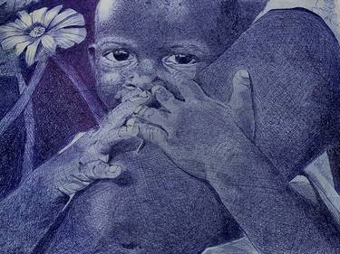 Original Realism Children Drawings by Oryiman Agbaka