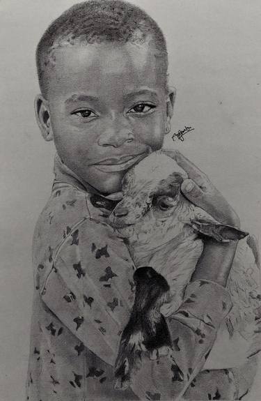 Original Realism People Drawings by Oryiman Agbaka