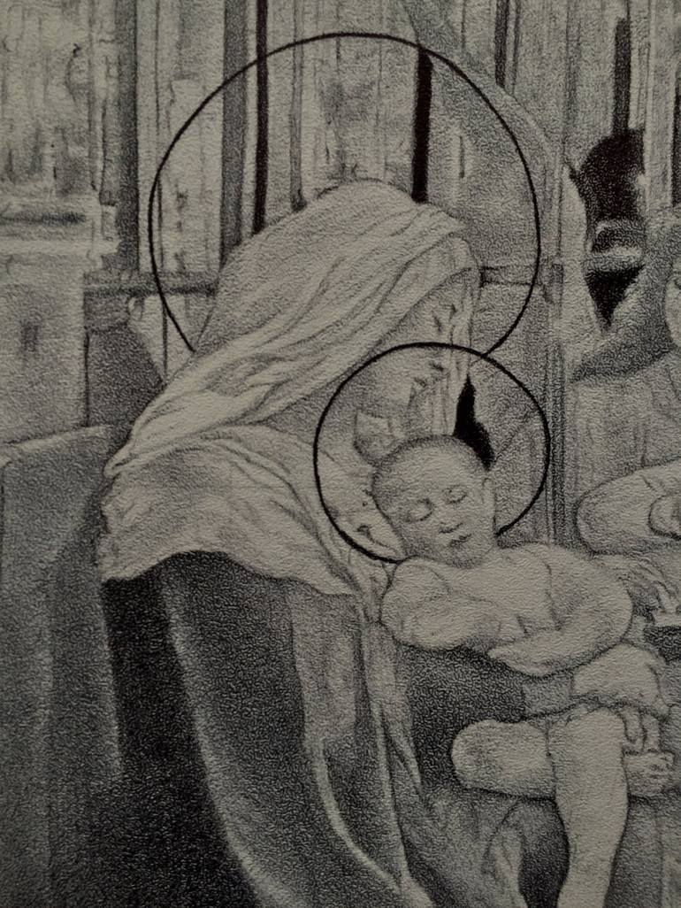 Original Realism Religion Drawing by Oryiman Agbaka