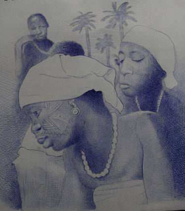 Original Conceptual People Drawings by Oryiman Agbaka