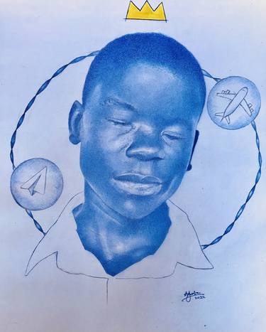 Original Realism People Drawings by Oryiman Agbaka